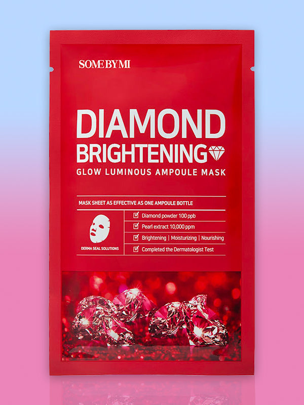 SOME BY MI Red Diamond Brightening Glow Luminous Ampoule Mask SOME BY MI