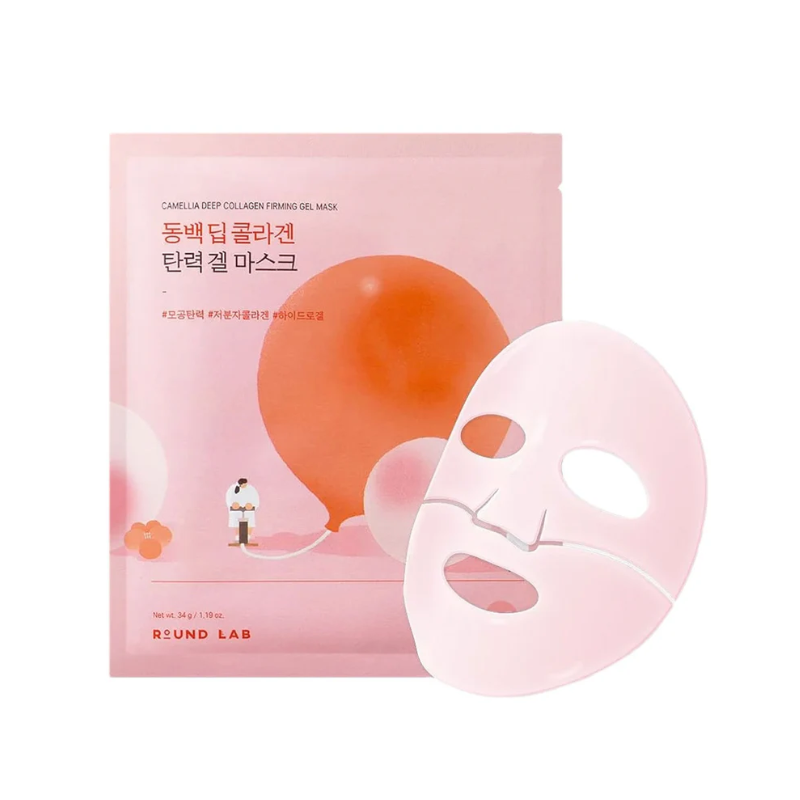 Round Lab Camellia Deep Collagen Firming Gel Mask 34ml
