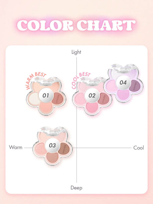 Amuse Flora Eye Palette 4.5g
