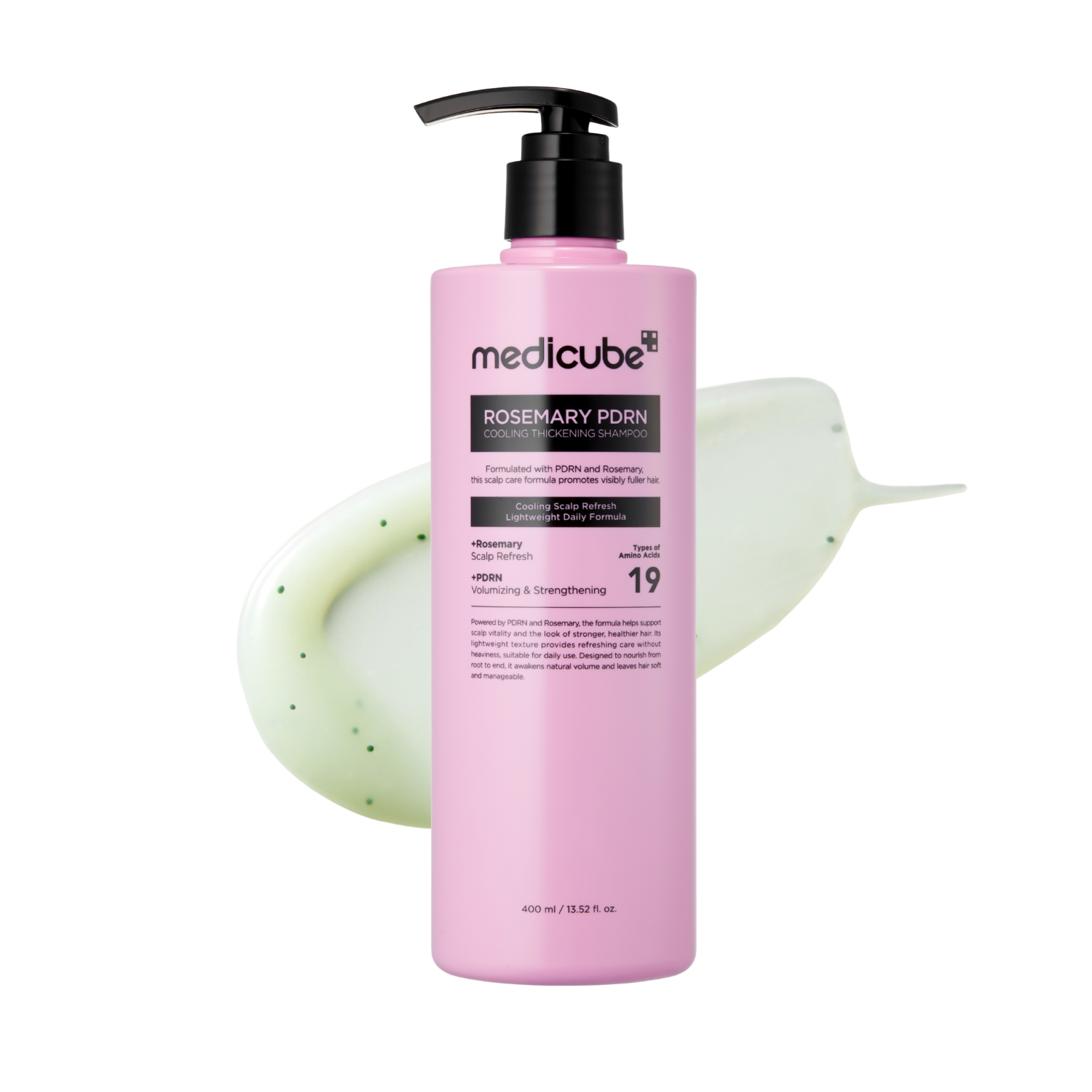 medicube Rosemary PDRN Cooling Thickening Shampoo 400ml