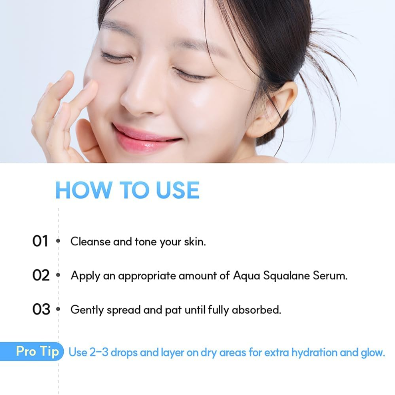 S.Nature Aqua Squalane Serum 50ml - PinknBlossom