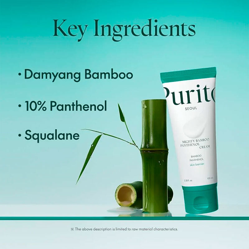 Purito Mighty Bamboo Panthenol Cream 100ml
