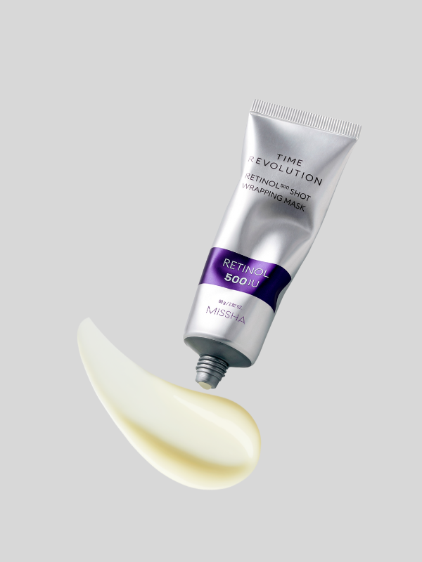 MISSHA Time Revolution Retinol 500 Shot Wrapping Mask 80g