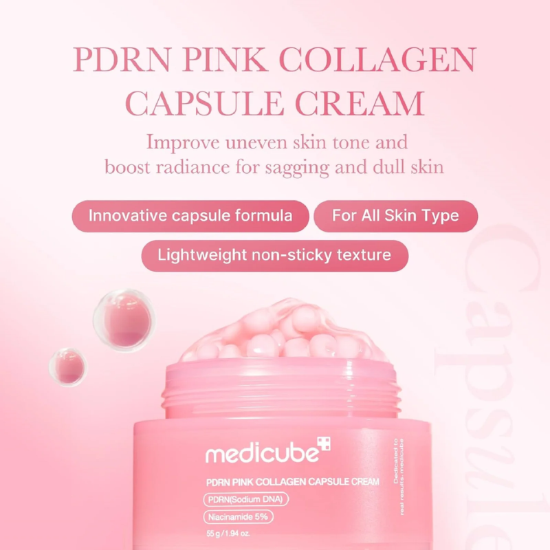medicube PDRN Pink Collagen Capsule Cream 55g medicube