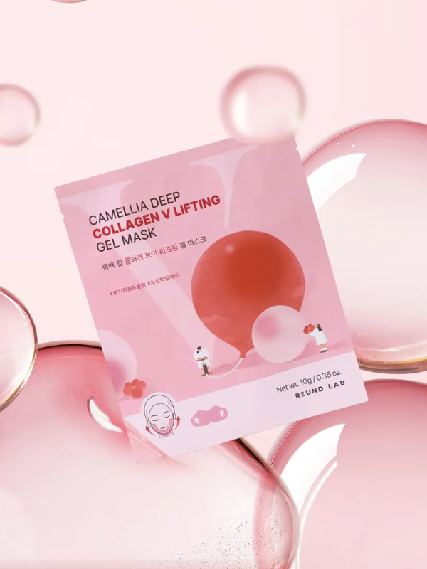 Round Lab Camellia Deep Collagen V Lifting Gel Mask 10g
