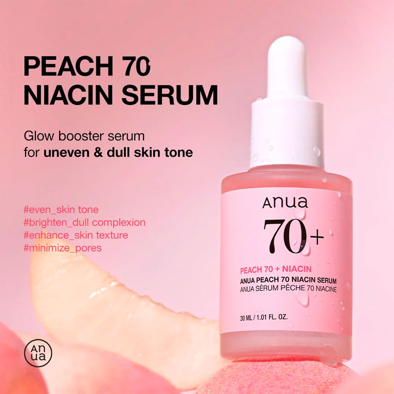 Anua Peach 70% Niacinamide Serum 30ml Anua