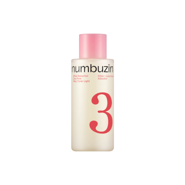 Numbuzin No.3 Bifida Bakuchiol Zero Pore Milky Toner Light 200ml