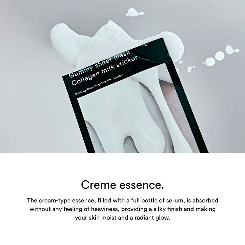 Abib Gummy Sheet Mask #Collagen Milk Sticker 27ml