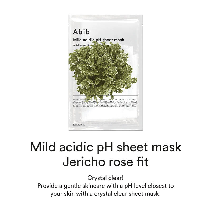 Abib Mild Acidic pH Sheet Mask #Jericho Rose 30ml ABIB