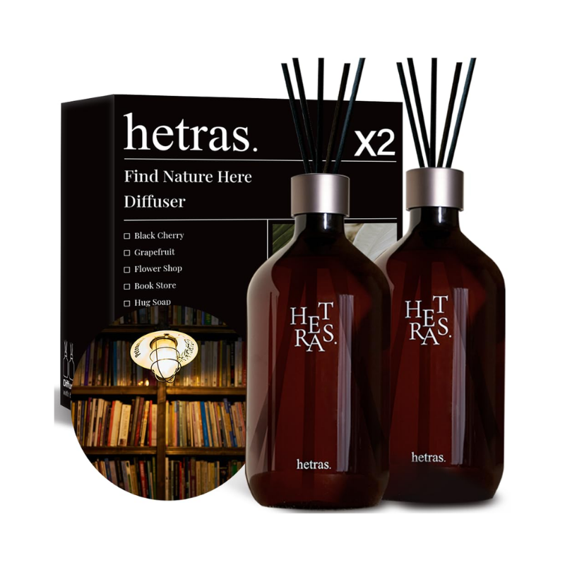 Free hetras Premium Diffuser 500ml x 2 hetras