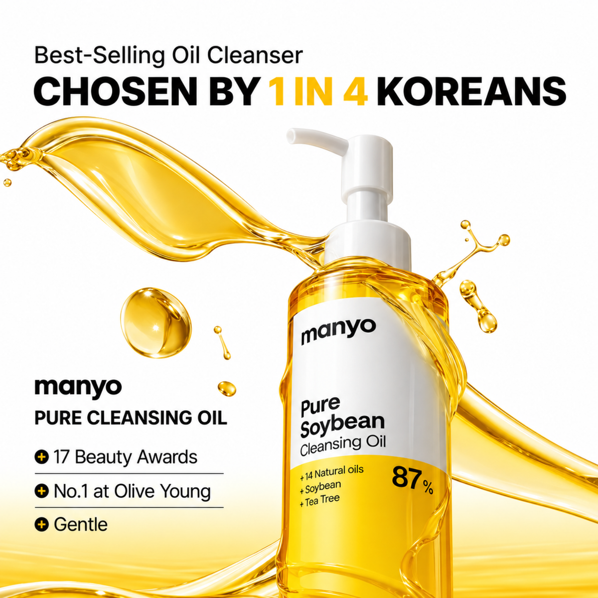 manyo Pure Soybean Cleansing Oil 200ml
