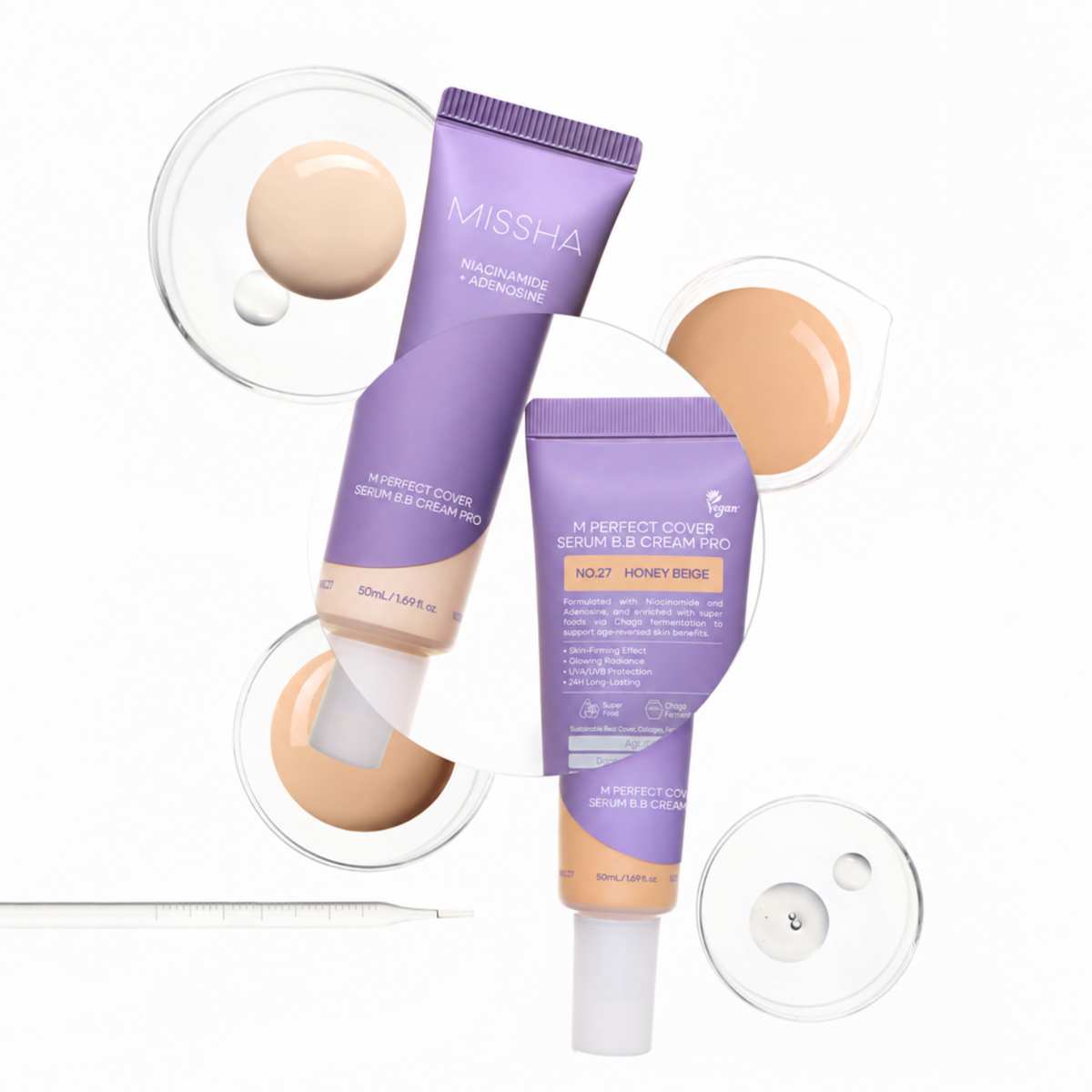 MISSHA M Perfect Cover Serum BB Cream Pro 50ml - PinknBlossom
