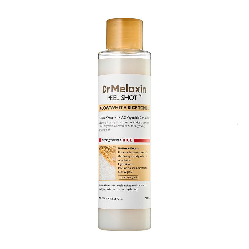 Dr.Melaxin Peel Shot Glow White Rice Toner 200ml
