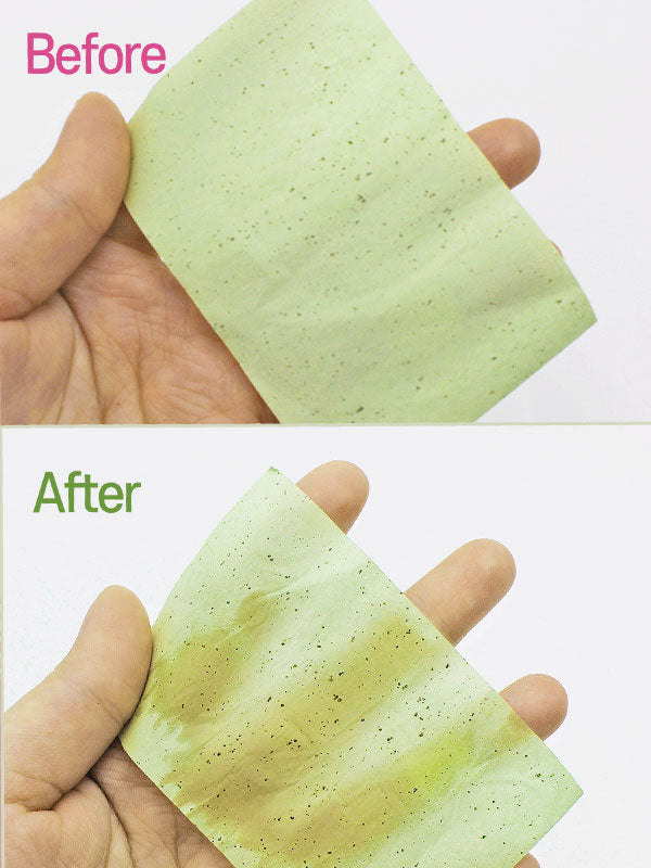 Belotty Oil Blotting Papers with Green Tea 100pcs Belotty