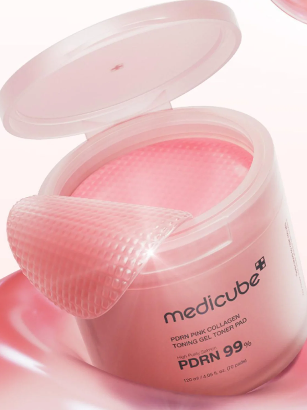 medicube PDRN Pink Collagen Toning Gel Toner Pad 120ml / 70pads medicube