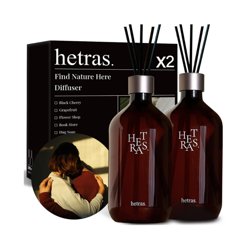 Free hetras Premium Diffuser 500ml x 2 hetras