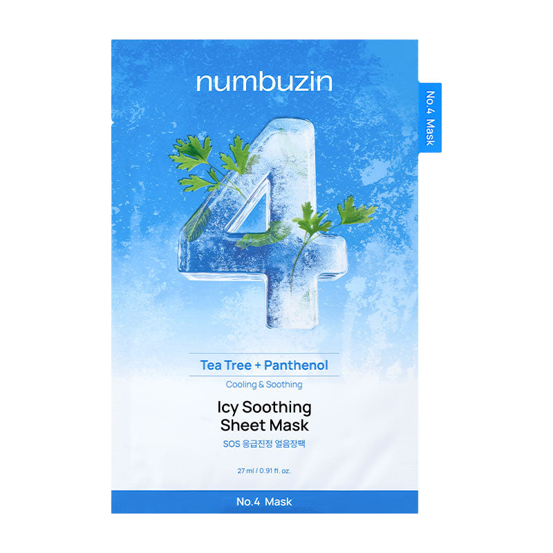 numbuzin No.4 Icy Soothing Sheet Mask 27ml