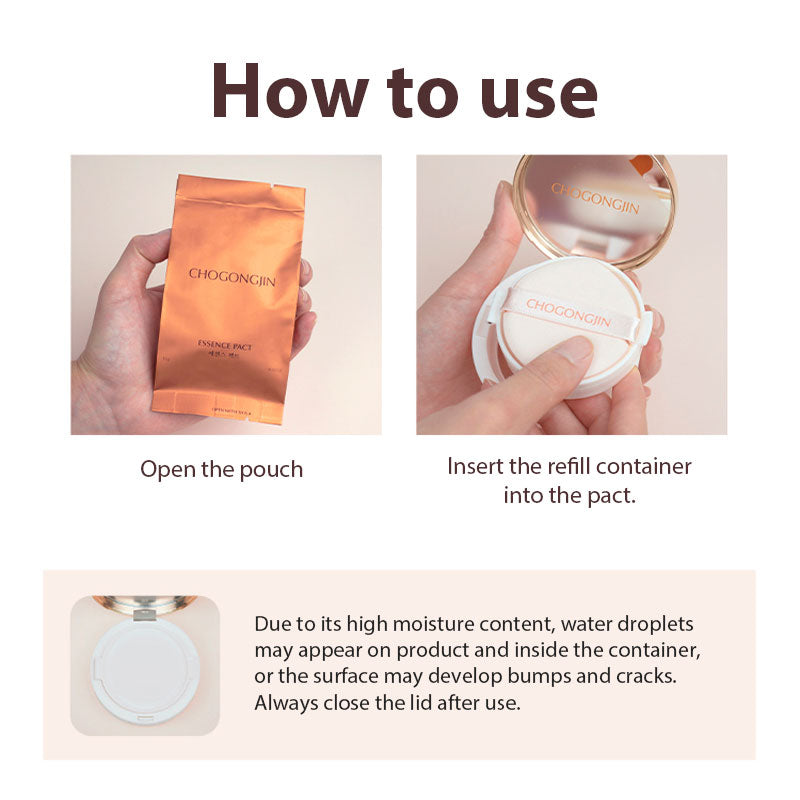 CHOGONGJIN Essence Pact Refill 15g