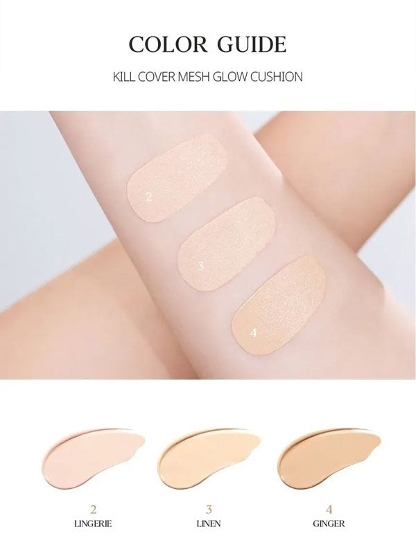 Clio Kill Cover Mesh Glow Cushion + Refill 15g