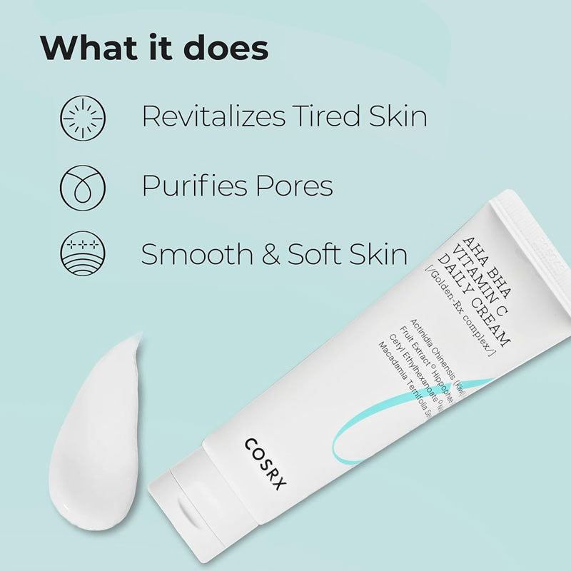 COSRX Refresh AHA BHA Vitamin C Daily Cream 50ml COSRX