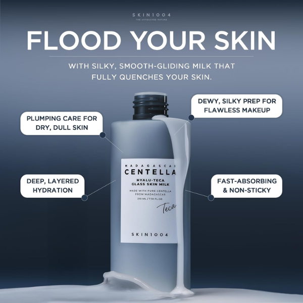 SKIN1004 Madagascar Centella Hyalu-Teca Glass Skin Milk 210ml