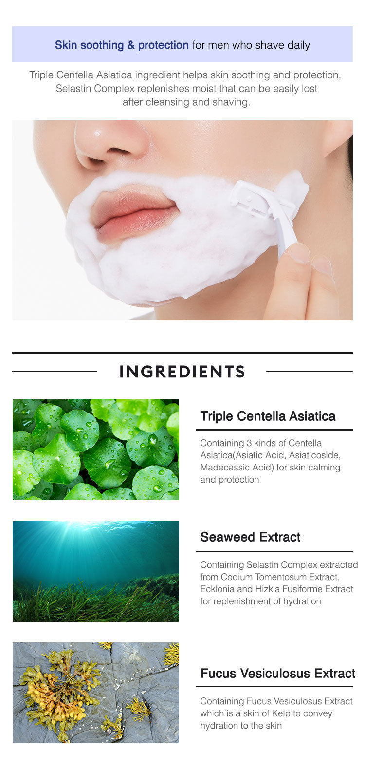 MISSHA Mens Care Shave To Cleansing Foam 150ml MISSHA