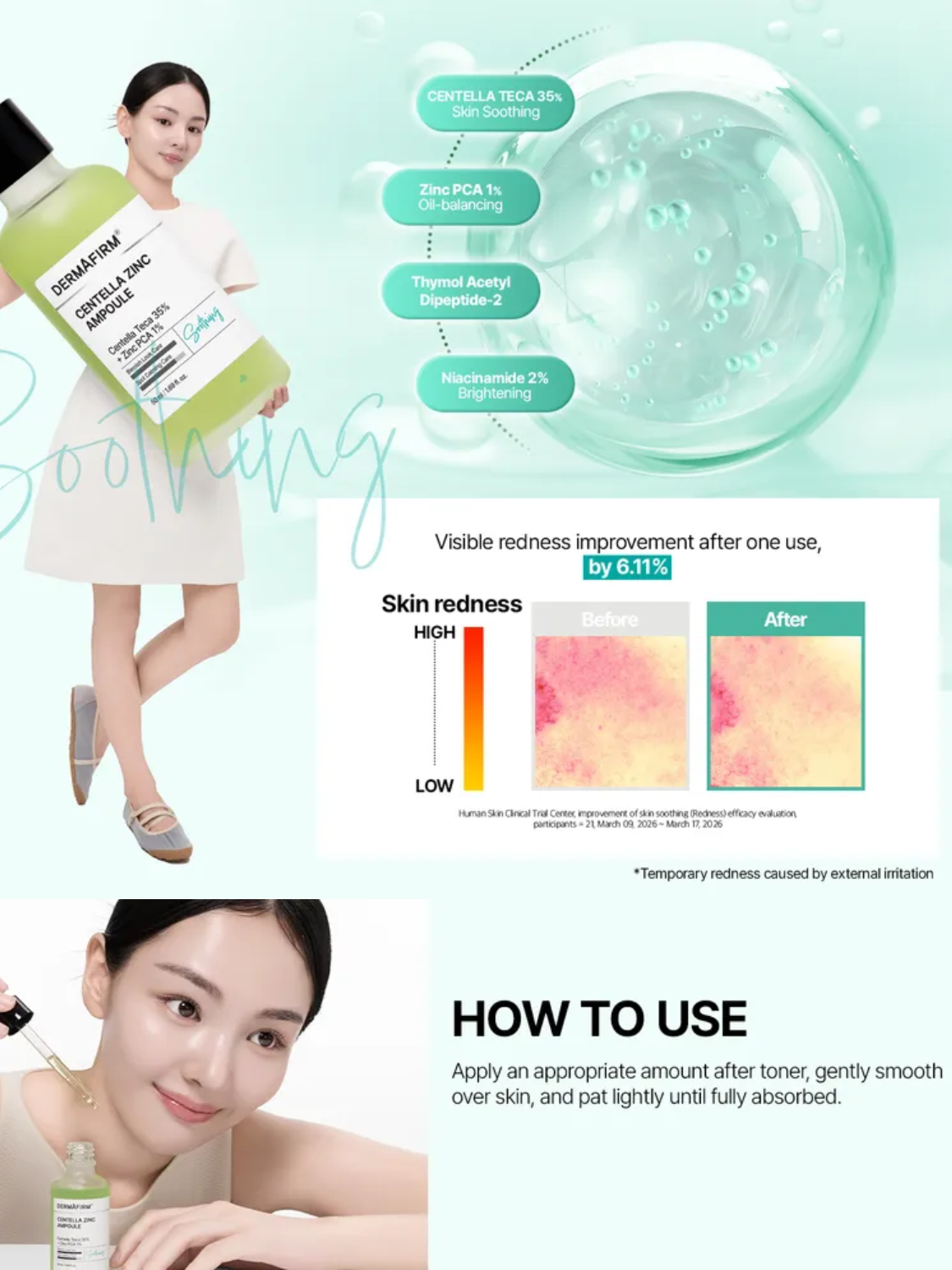 Dermafirm Centella Zinc Ampoule 50ml