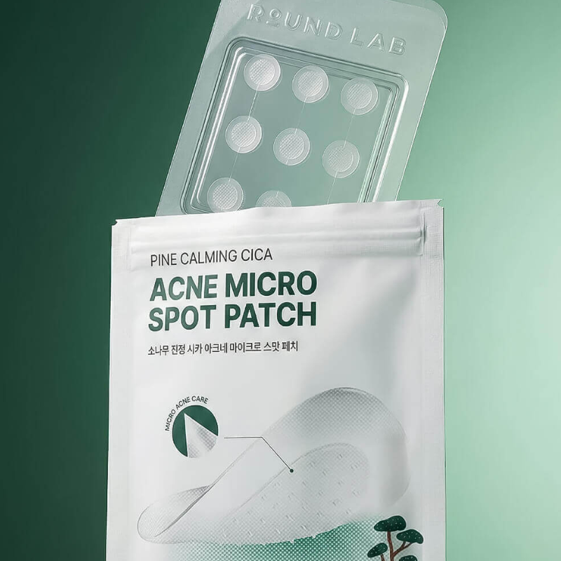 Round Lab Pine Calming Cica Micro Spot Patch 9pcs