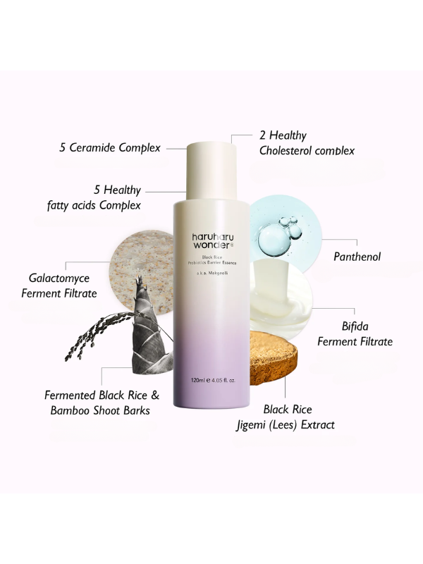 haruharu wonder Black Rice Probiotics Barrier Essence 120ml haruharu Wonder