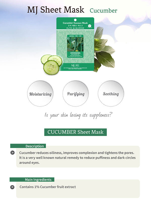 MIJIN Mask Cucumber 23g MIJIN