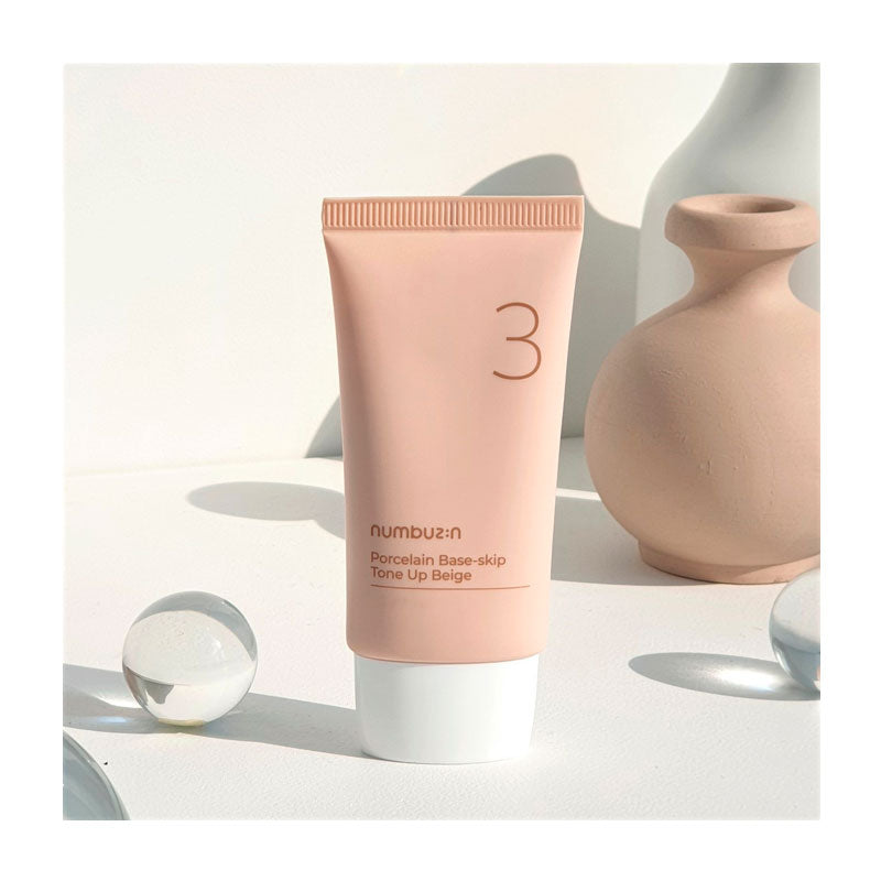 numbuzin No.3 Porcelain Base-Skip Tone Up Beige 50ml numbuzin