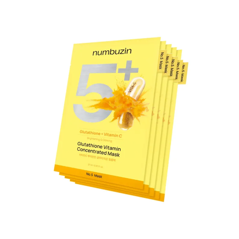 numbuzin No.5+ Glutathione Vitamin Concentrated Mask 27ml numbuzin