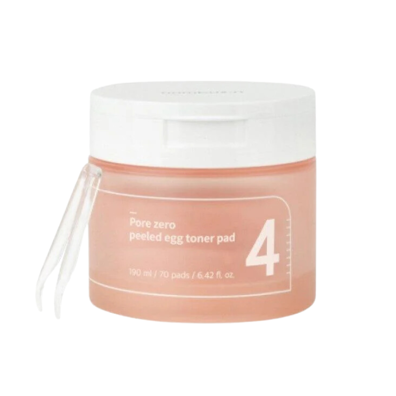 numbuzin No.4 Pore Zero Peeled Egg Toner Pad 190ml / 70pads numbuzin
