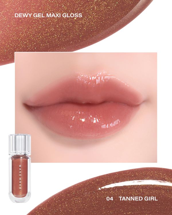 WAKEMAKE Dewy Gel Maxi Gloss 3.8g WAKEMAKE