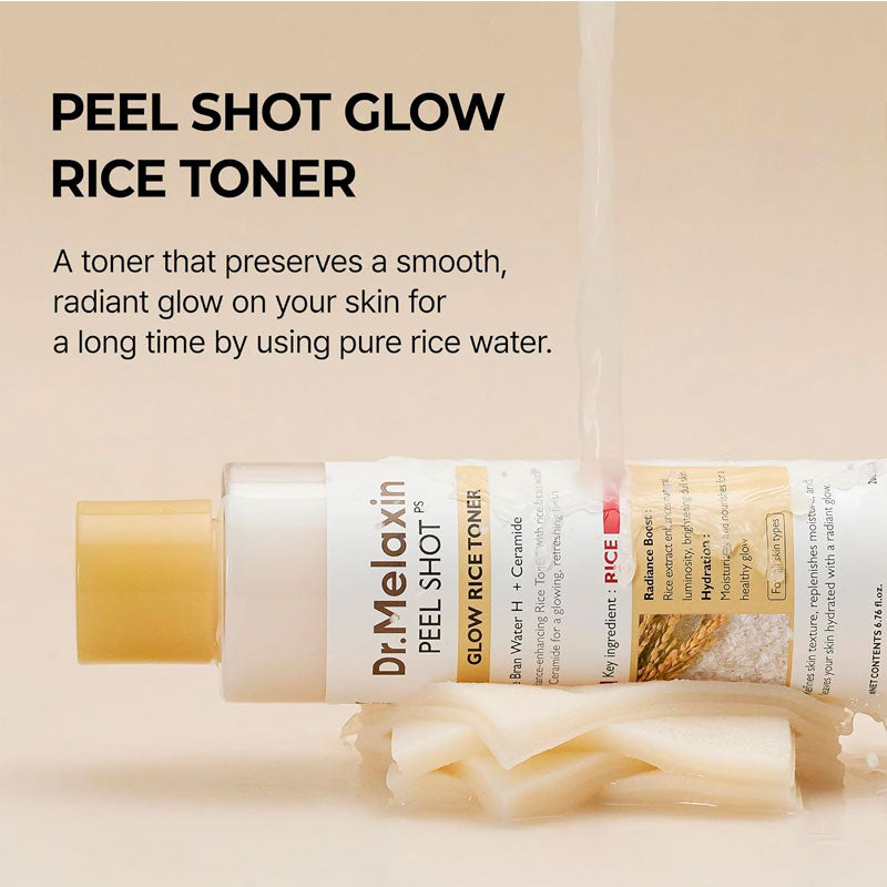 Dr.Melaxin Peel Shot Glow White Rice Toner 200ml