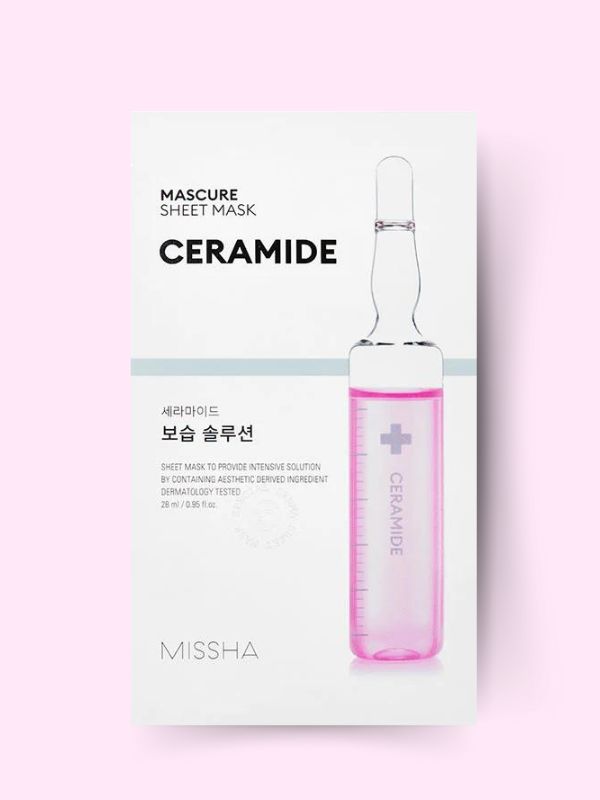 MISSHA Mascure Moisture Barrier Solution Sheet Mask Ceramide 27ml MISSHA