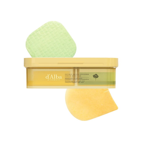 d'Alba Double Quick Liposome Serum Mask Pad 225ml / 100pads