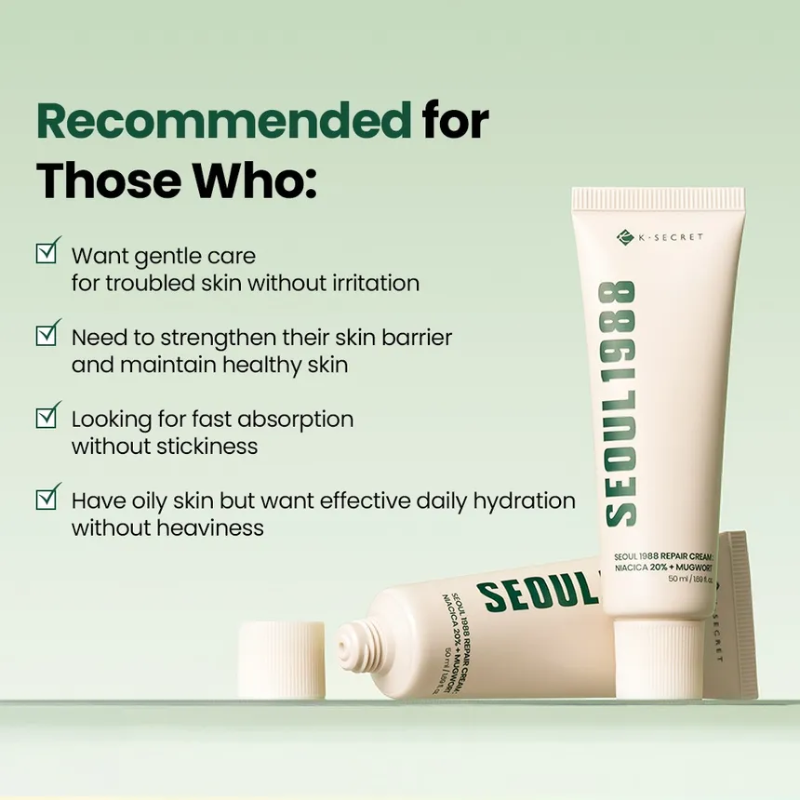 K-SECRET SEOUL 1988 Cream : Niacica 20% + Mugwort 50g