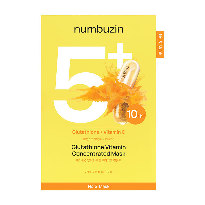 numbuzin No.5+ Glutathione Vitamin Concentrated Mask 27ml