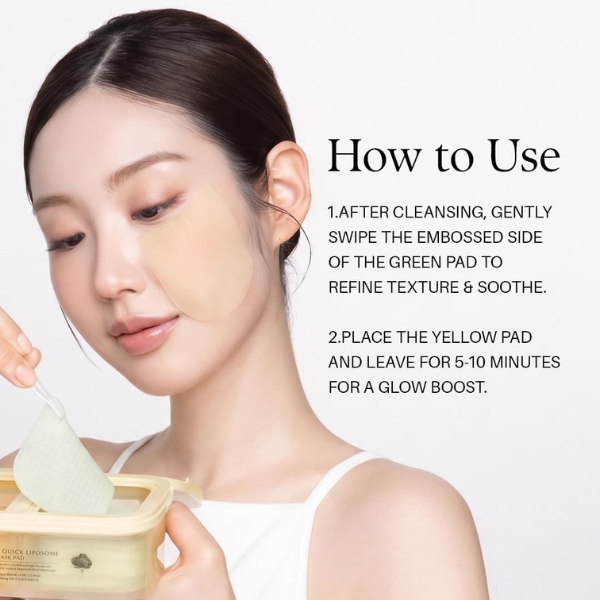 d'Alba Double Quick Liposome Serum Mask Pad 225ml / 100pads
