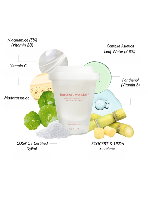 haruharu wonder Centella 5% Niacinamide Radiance Gel Cream 90g haruharu Wonder