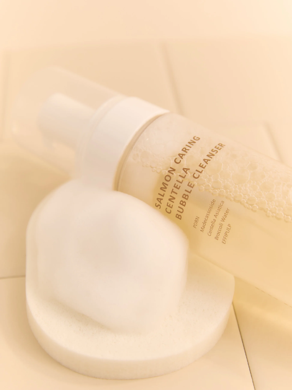 HEVEBLUE Salmon Caring Centella Bubble Cleanser 200ml