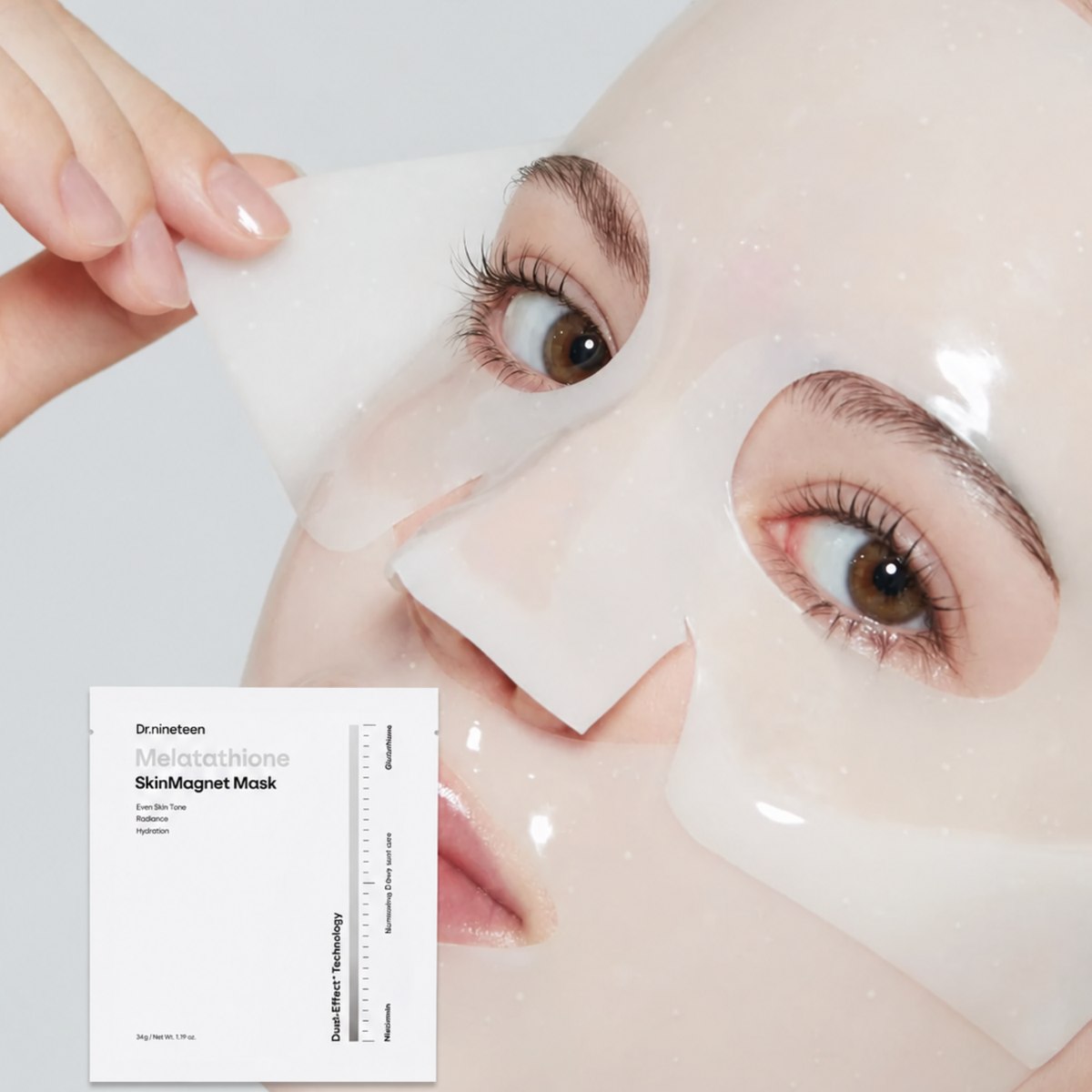 Dr.nineteen  Melatathione Skin Magnet Mask 34g - PinknBlossom