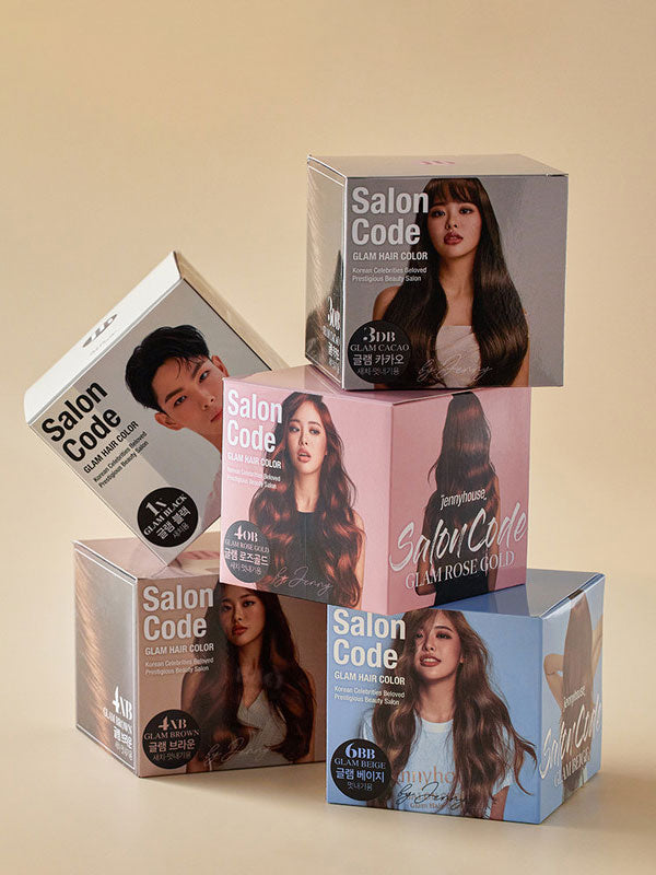 Jennyhouse Salon Code Glam Hair Color 70ml*2 Jennyhouse