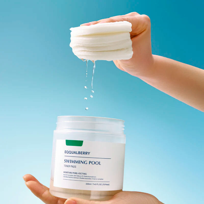 Eqqualberry Swimming Pool Toner Pads 220ml / 70 sheets