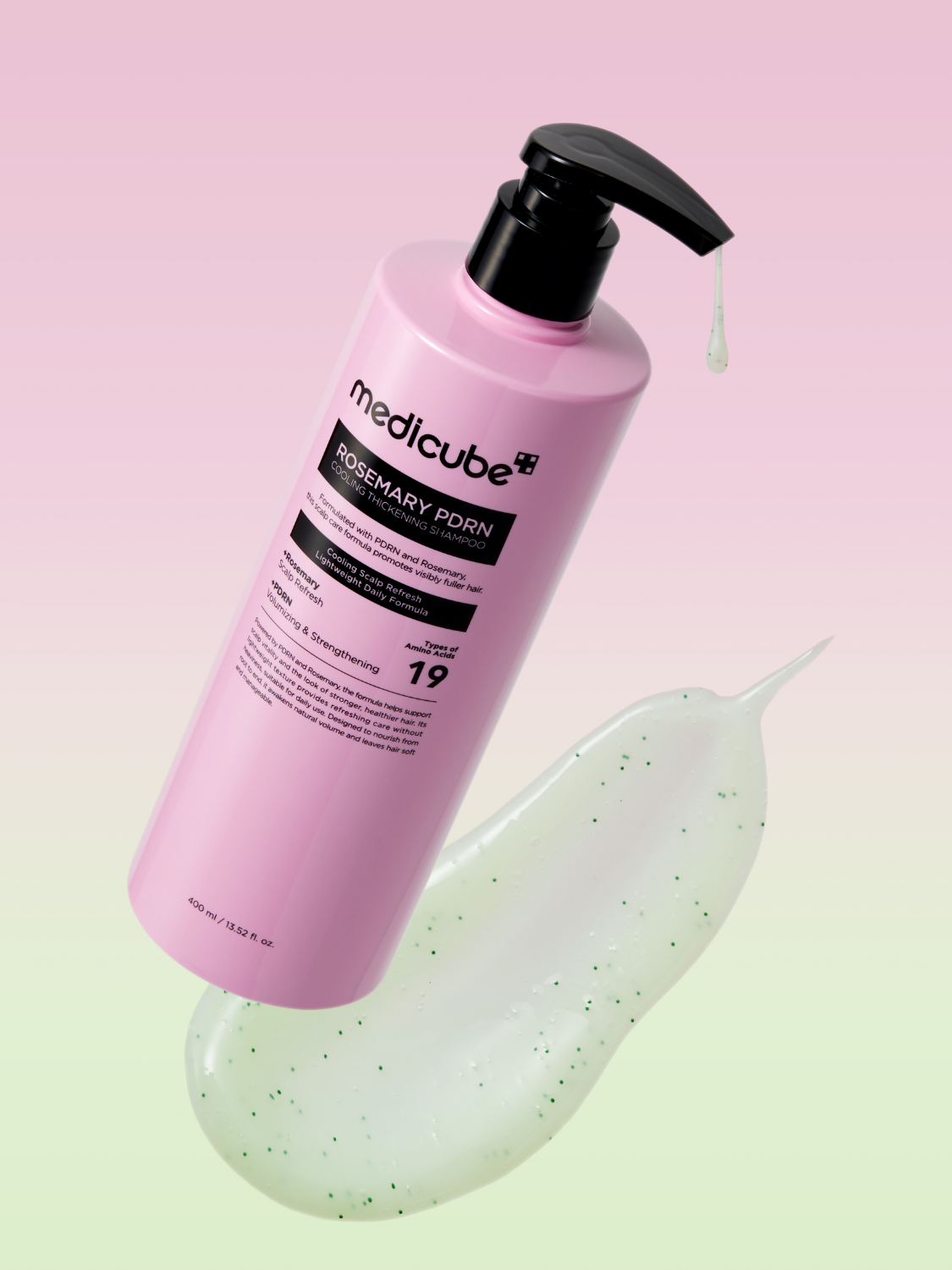 medicube Rosemary PDRN Cooling Thickening Shampoo 400ml