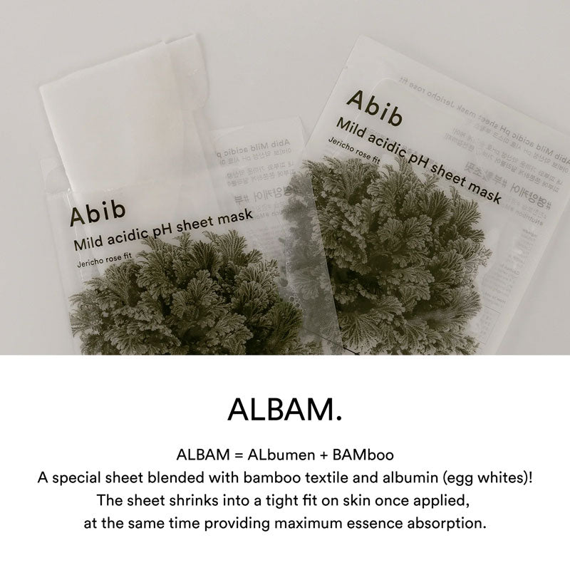 Abib Mild Acidic pH Sheet Mask #Jericho Rose 30ml ABIB