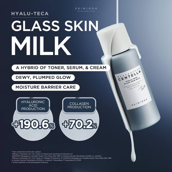SKIN1004 Madagascar Centella Hyalu-Teca Glass Skin Milk 210ml