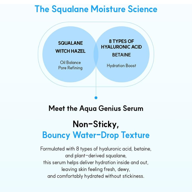 S.Nature Aqua Squalane Serum 50ml - PinknBlossom