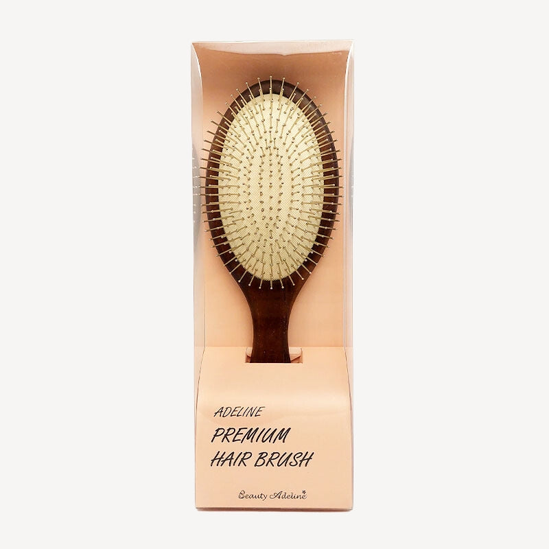 B.Adeline Steel Wooden Hair Brush B.Adeline